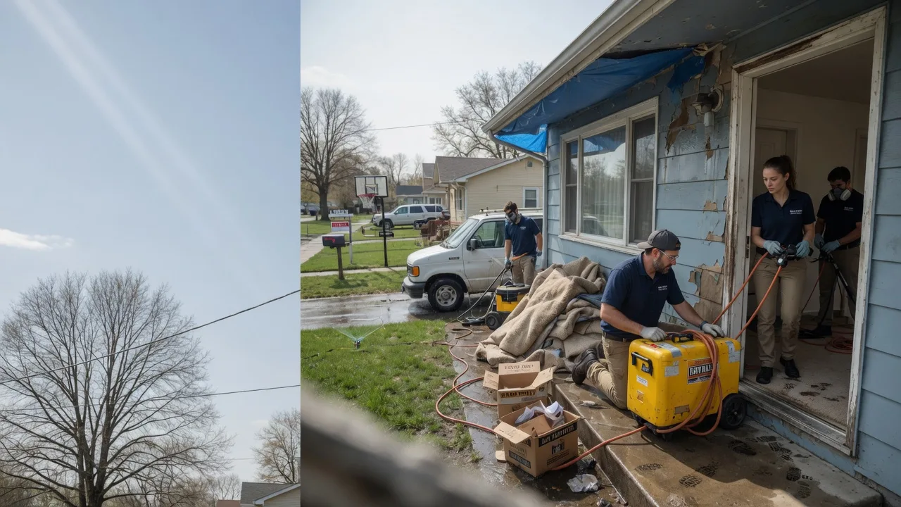 Basement Flood Cleanup in Westfield, IL near me